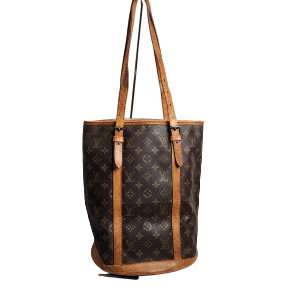Louis Vuitton Handbags - Auth Louis Vuitton Monogram Bucket GM LV Shoulder Bag Brown Canvas